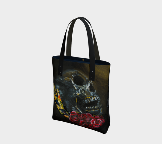 Death 2-Side Canvas Tote
