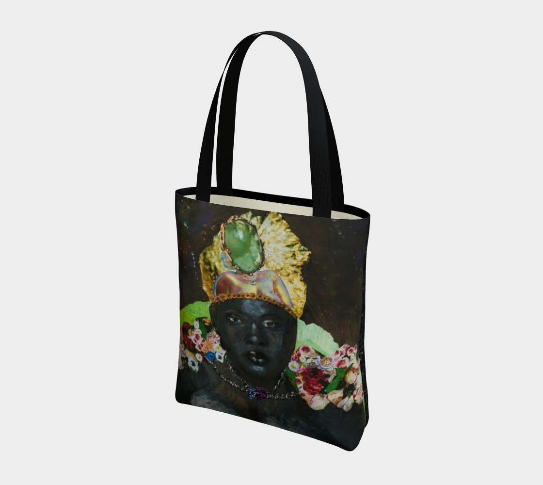 Queen Mother 2-Side Canvas Tote