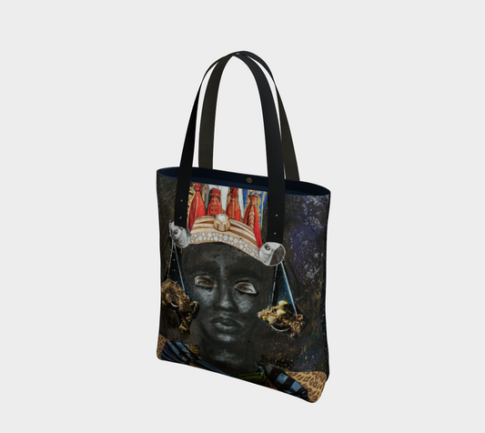 Justice 2-Side Canvas Tote
